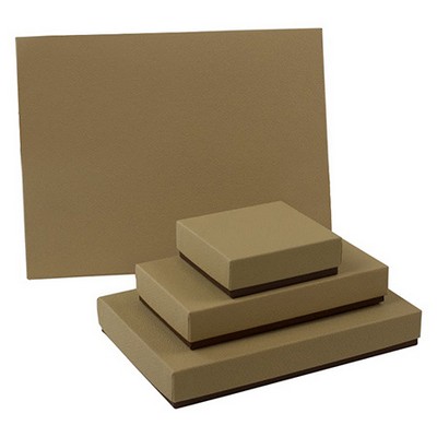 Textured Latte & Cocoa 2 Tone Candy Box (8 1/8"x5 1/4"x1 1/8")