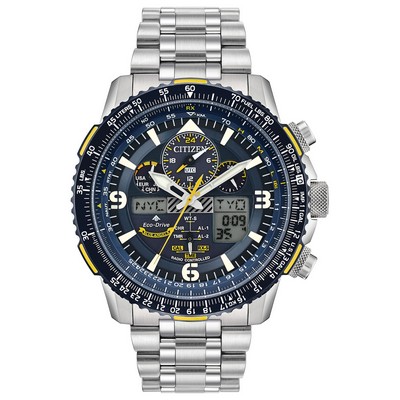 Citizen® Men's Eco Promaster Skyhawk Watch w/Silver Band