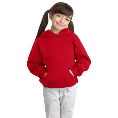 Hanes® Youth 7.8 Oz. EcoSmart® Pullover Hooded Sweatshirt