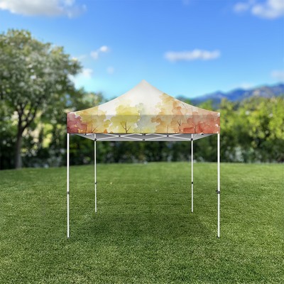 Canopy Tent Tenda 10' x10' Square Steel Silver Hardware Only Unit