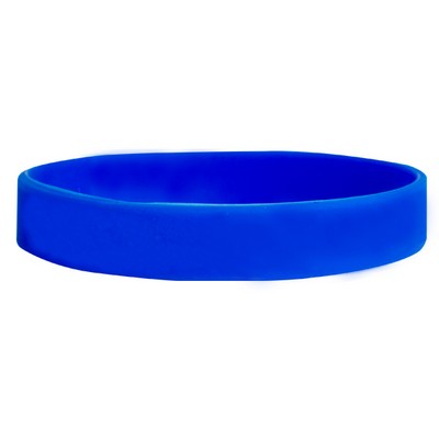 3/4 Inch Blank Silicone Wristband