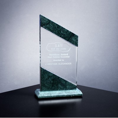 Bristol Peak Crystal & Granite Award (9 5/8"x4¾")