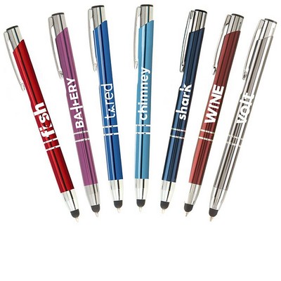 Chico Touch Stylus - Laser Engraved - Metal Pen