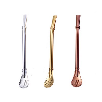 Stainless Steel Spoon Straw