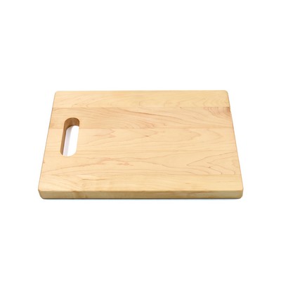 Small Maple Wood Cutting Board with Handle Cutout