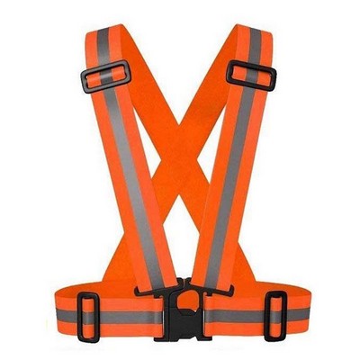 Safety Suspenders Neon Orange Outdoor Indoor Sport Activity