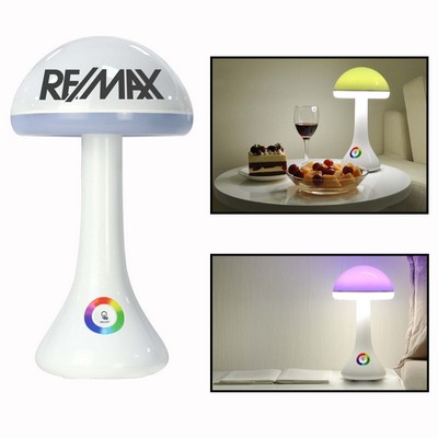 Rechargeable Mushroom Shaped LED Desk Lamp