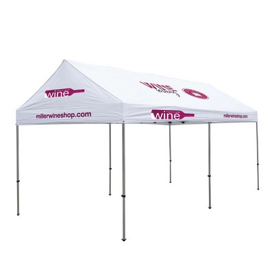 10' x 20' Gable Tent Kit (Full-Color Imprint, 7 Locations)