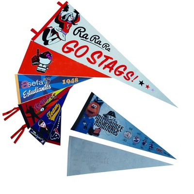 Full Color Imprint Premium Felt Pennant