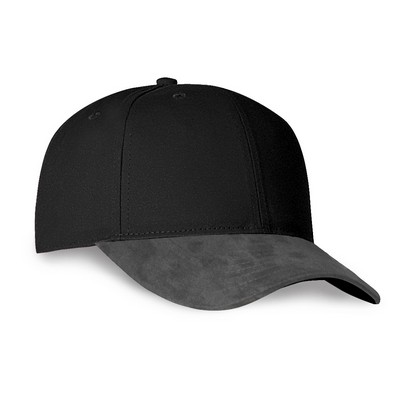 Jena Structured Cap w/Tech-Suede Peak