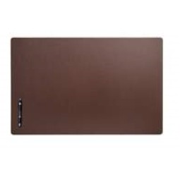 Classic Leatherette Chocolate Brown Desk Mat Without Rails (34"x20")