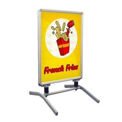 French Fries Pre Printed Springster™ L Snap Frame - Yellow