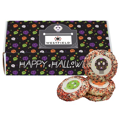 Custom Sugar Cookie w/ Halloween Sprinkles in Mailer Box (12 Piece)