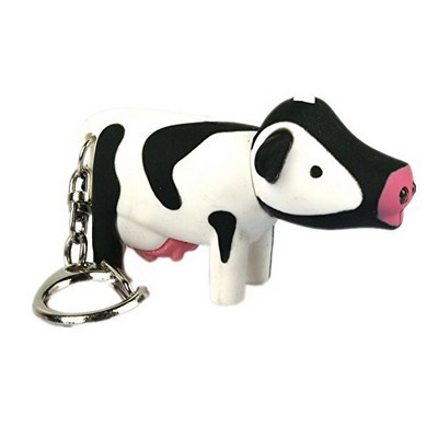 Little Cow LED Sound Keychain