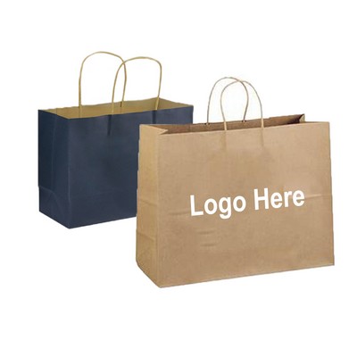 Large 150 GSM Kraft Paper Retail Bag w/ Handle