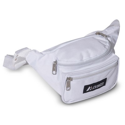 Everest Small White Signature Waist Pack