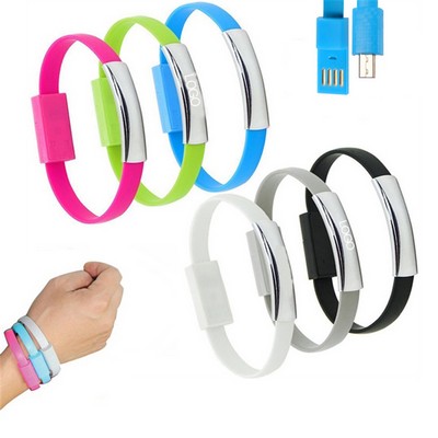 USB-Micro Cable Bracelet For Cellphone