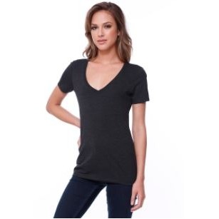 Startee Apparel Womens Cotton V-Neck Tee