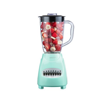 Blue 12-Speed Blender w/Plastic Jar