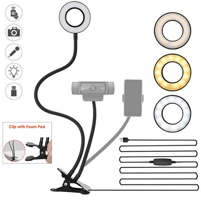 Webcam Lighting Stand For Live Steaming