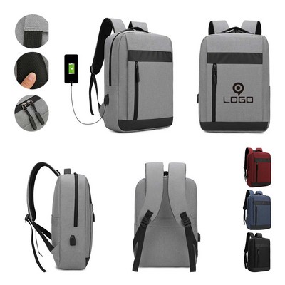 Travel Laptops Backpack with USB Charging Port/School Bag