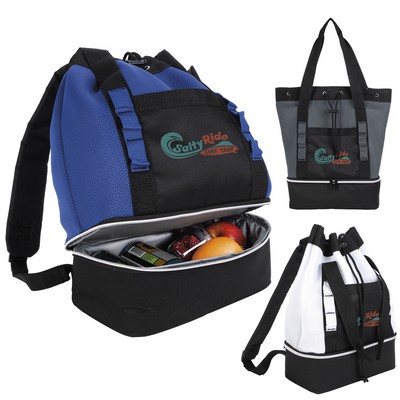 Atchison® Brightwater Dual-Compartment Tote-Pack Cooler