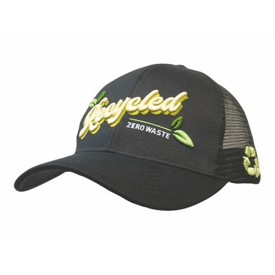 Recycled Breathable Poly Twill w/ Mesh Back Cap