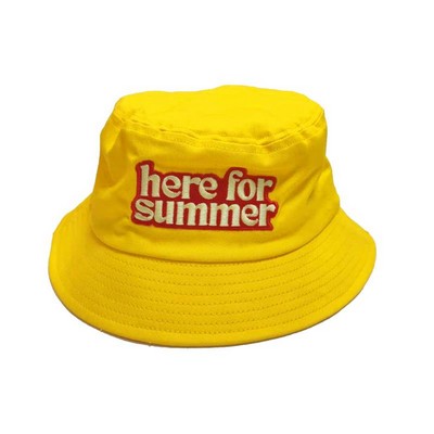 Polycotton Kids School Bucket Hat