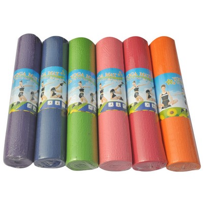 Standard PVC Yoga Mat 6mm Thickness