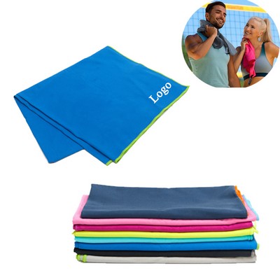 Microfiber Double-sided Fleece Sports Towel