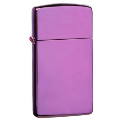 Zippo® Slim® High Polish Purple Lighter