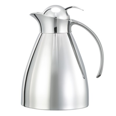 Marquette Series Polished Carafe w/Push Button Lid (1 Liter)