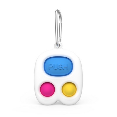 Finger bubble key ring