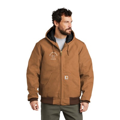 Carhartt ® Tall Quilted-Flannel-Lined Duck Active Jac