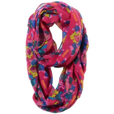 Sublimated Chiffon Infinity Scarf