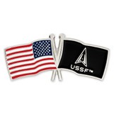 Officially Licensed U.S. and U.S.S.F. Flag Pin