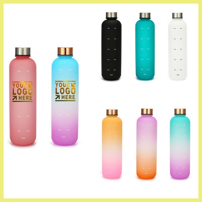 32 Oz. Frosted Gradient Sports Water Bottle