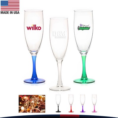 5.75 oz. Glass Champagne Flutes