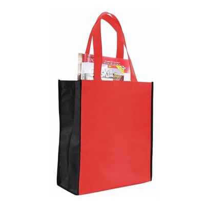 Non Woven two tone Tote/Book bag