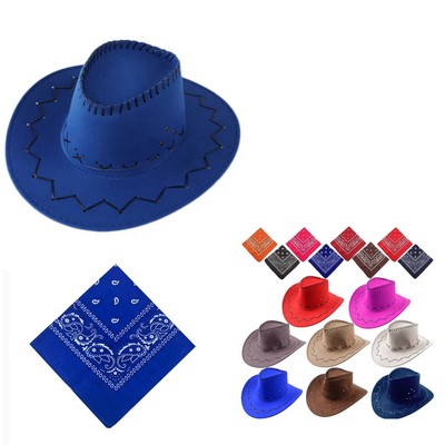 Cowboy Hat w/Bandanna