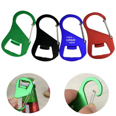 2 in 1 Carabiner Bottle Opener