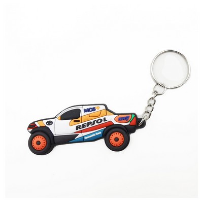 Soft Rubber 2D Custom PVC Keychain