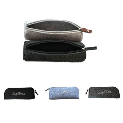 Felt Cosmetic Pen Pencil Bag