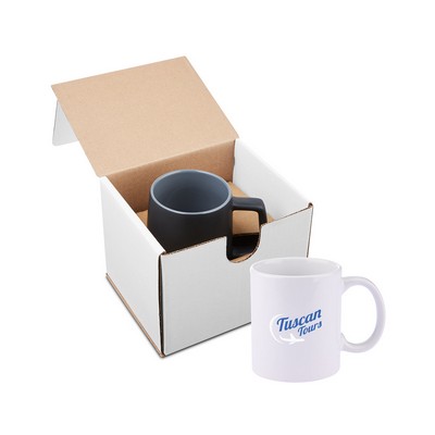 11 oz. Basic C Handle Ceramic Mug in Individual Mailer