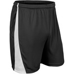 Sweeper Soccer Short;S;Black,White;Adult