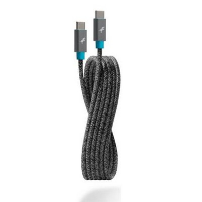 Nimble POWERKNIT Cable USB-C to Lightning 2M Cable made with Recycled Materials - Grey