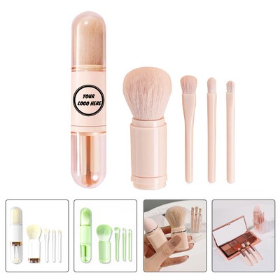 4 In 1 Travel Brush Makeup Set