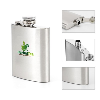 8 Oz. Stainless Steel Hip Flask