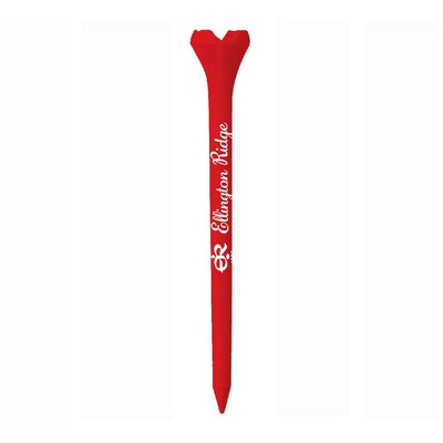 EPIK Plastic Golf Tees- 3.25" 1 Color Logo Imprint Shank Only