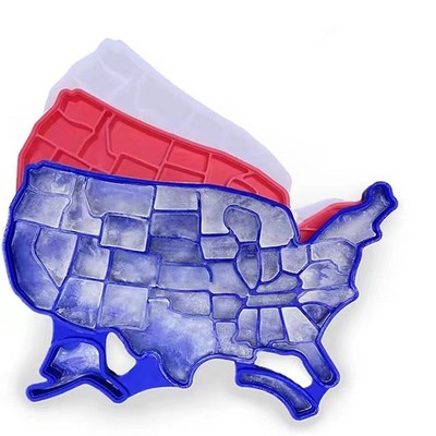 USA Map Ice Cube Tray